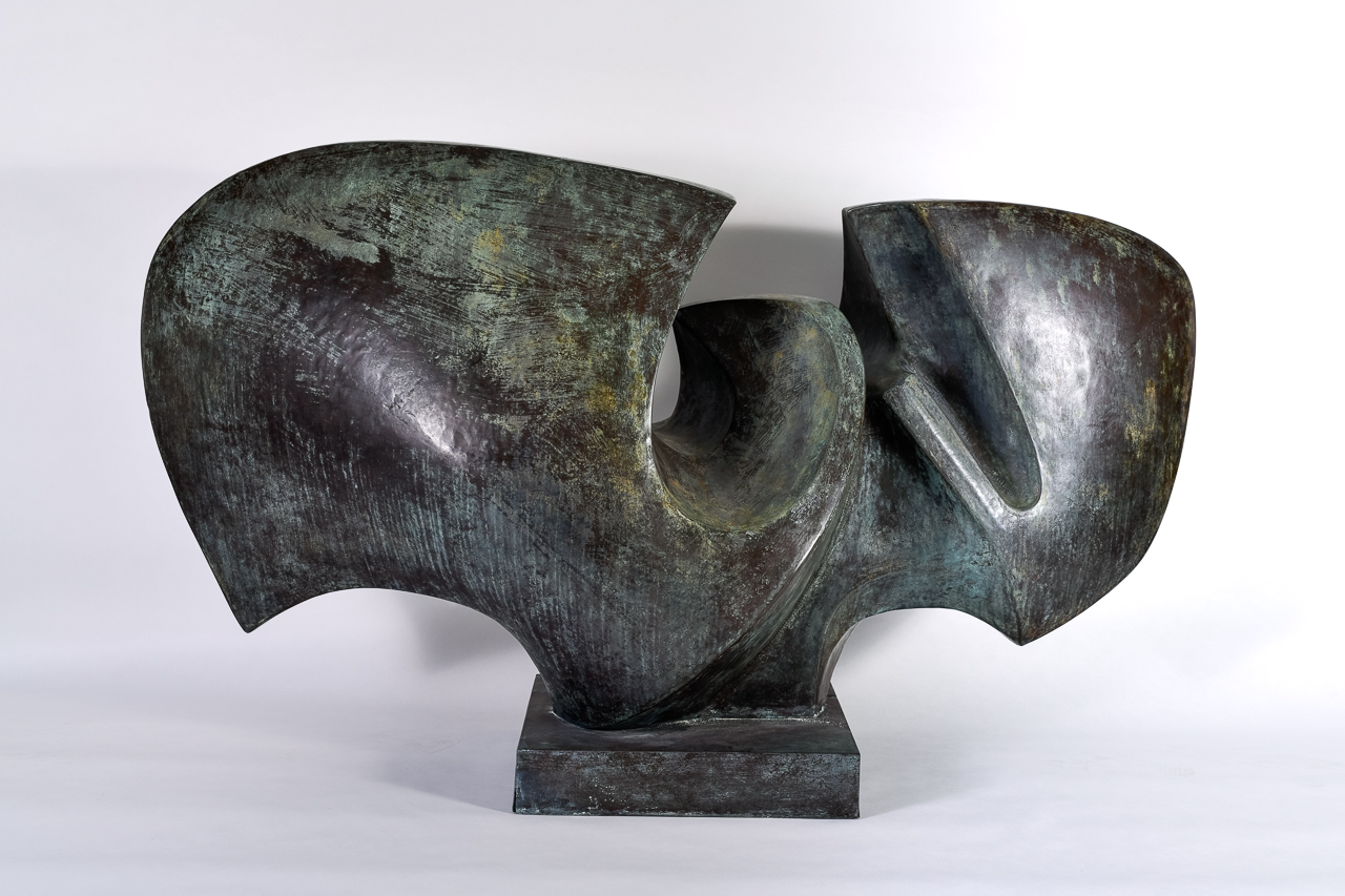 Jean-Pierre Ghysels (b. 1932), "Antioche," Copper Sculpture, 1987