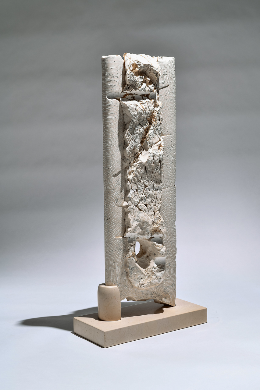 Hiroyuki Okumura (b. 1963), "Coatlicue," Marble Sculpture - Image 7 of 7