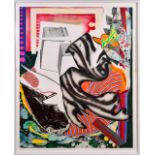 Frank Stella (b. 1936), "Moby Dick Series" Lithograph and Silkscreen, 1985