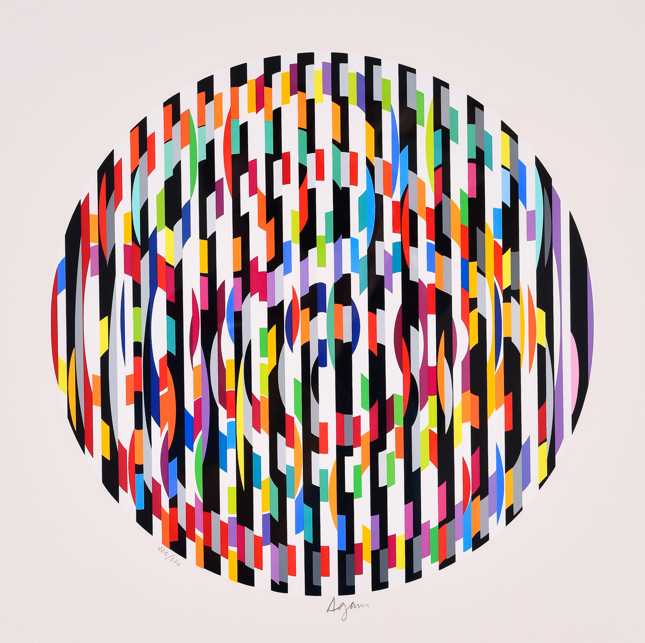 Yaacov Agam (b. 1928), "Message de Paix," Serigraph Portfolio of 6, Published 1981 - Image 9 of 15