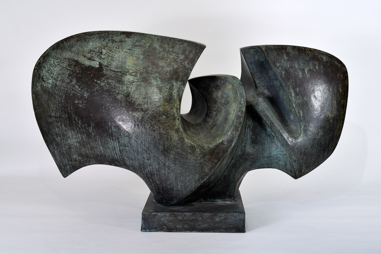 Jean-Pierre Ghysels (b. 1932), "Antioche," Copper Sculpture, 1987 - Image 2 of 8