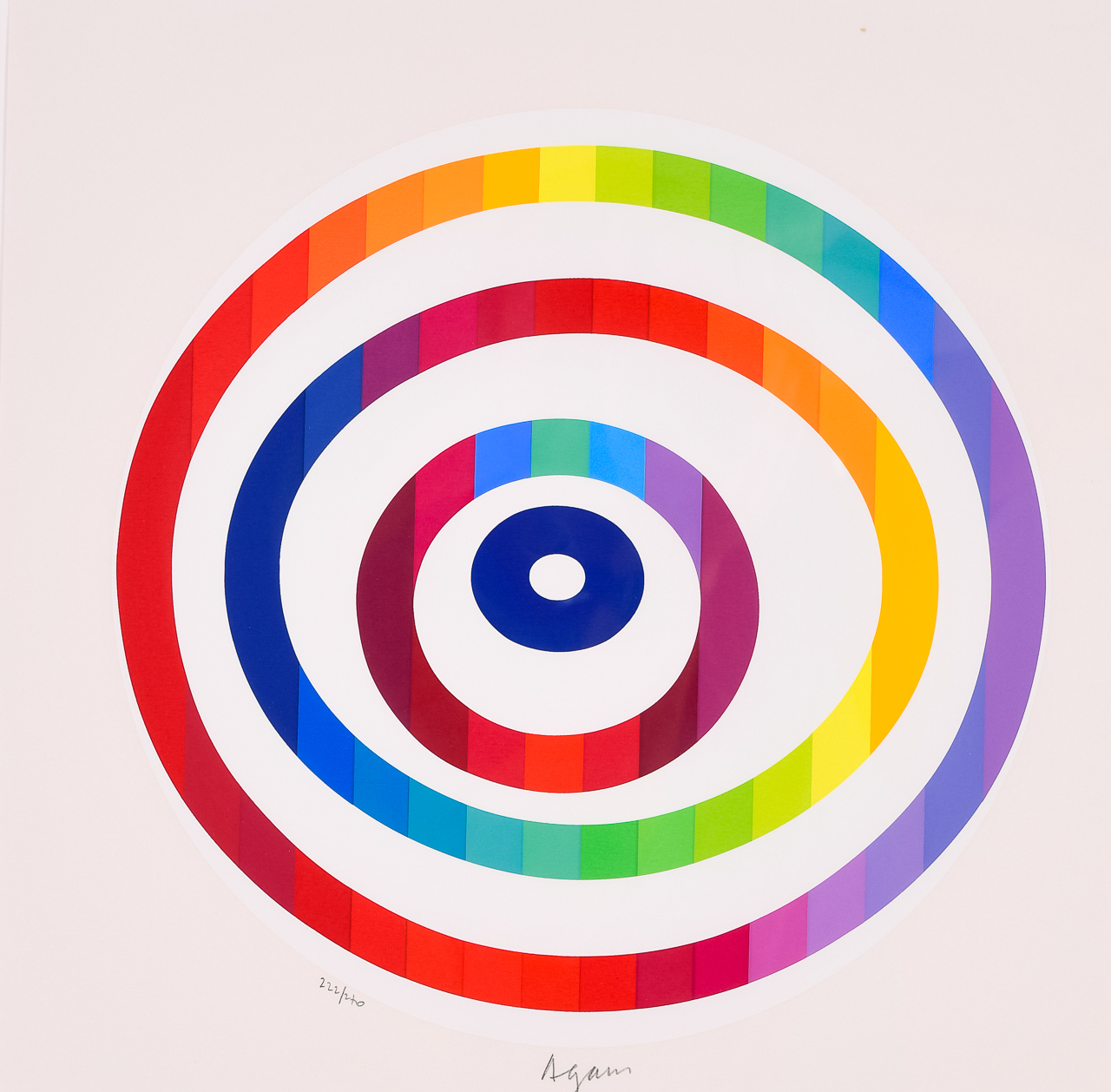 Yaacov Agam (b. 1928), "Message de Paix," Serigraph Portfolio of 6, Published 1981 - Image 4 of 15