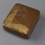 Japanese Meiji or Edo Lacquer box