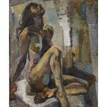 Modernist Oil on Canvas Painting of a Nude