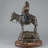 Susan Kliewer Bronze of Woman on Horseback