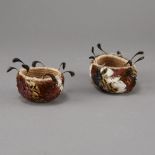 Group of two Feathered Pomo Baskets