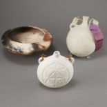 Three Pieces of Pottery Lucy M. Lewis, Pahponee