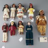 9 Native American Dolls