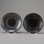 Two Maria Martinez Blackware Plates