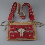 Sioux Leather Bandolier Bag