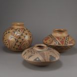 Group of 3 Large Hopi Pottery Jars Nampeyo