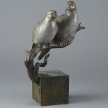 Jim Eppler Bronze Sculpture Doves