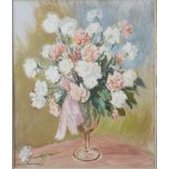 Frances Greenman Flowers Still Life Oil Painting