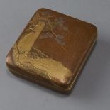 Japanes Meiji or Edo Gold Lacquer Box