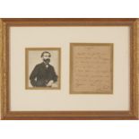 One Verdi Signed Letter