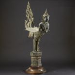 Thai Garuda Bird Bronze Sculpture