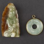 2 Jade Pendants