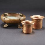 Group of Arts and Crafts Onondaga Copper Pieces