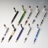 Group of 10 Pelikan Fountain Pens
