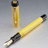 Parker Duofold Mandarin Yellow Fountain Pen