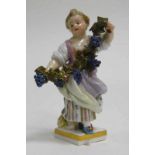 Gärtnerkind Meissen Gärtnerkind Meissen, blaue Knaufschwertermarke Meissen, erste Wahl, um 1850/