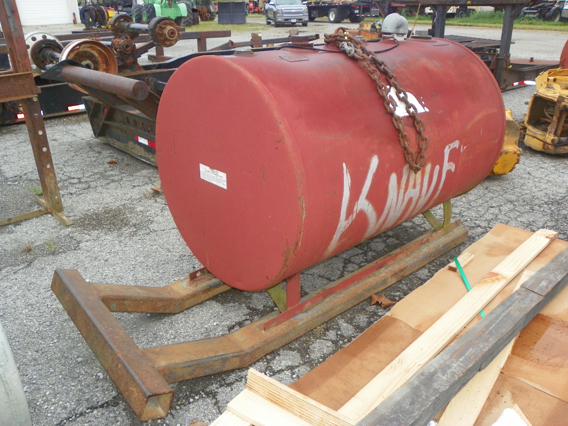 250 Gal Fuel tank, no pump, (red) - Bild 2 aus 2