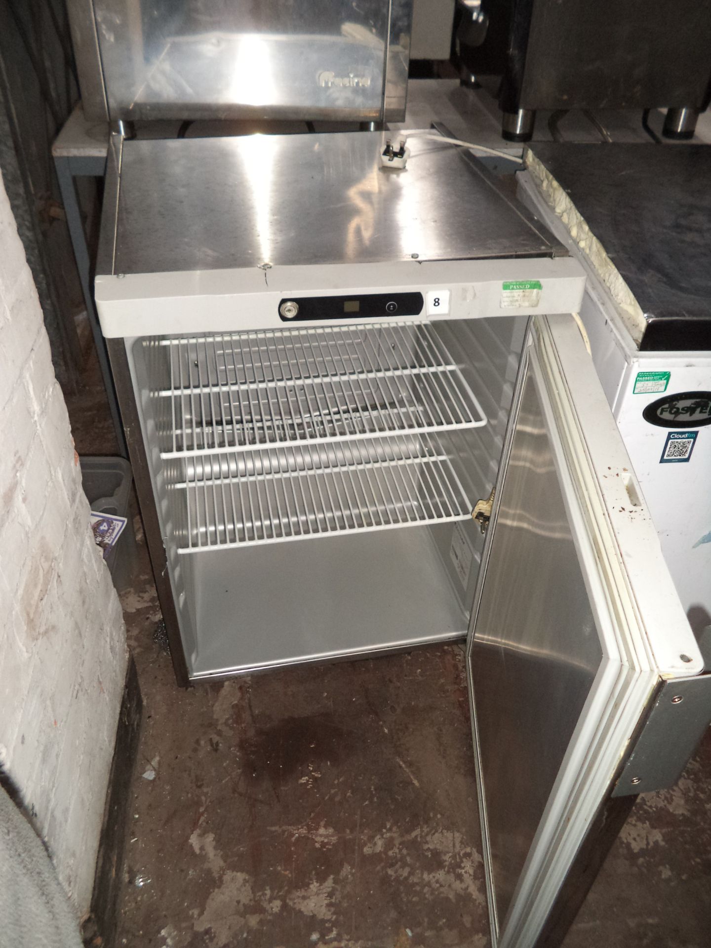 Gram stainless steel counter height commercial fridge, model K200 IMPORTANT: Please remember goods - Image 2 of 3