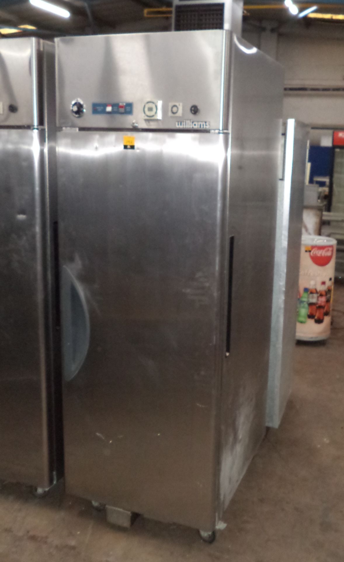 Williams stainless steel tall prover, model C1MP20 Crystal 2000, with tray racks built in to same