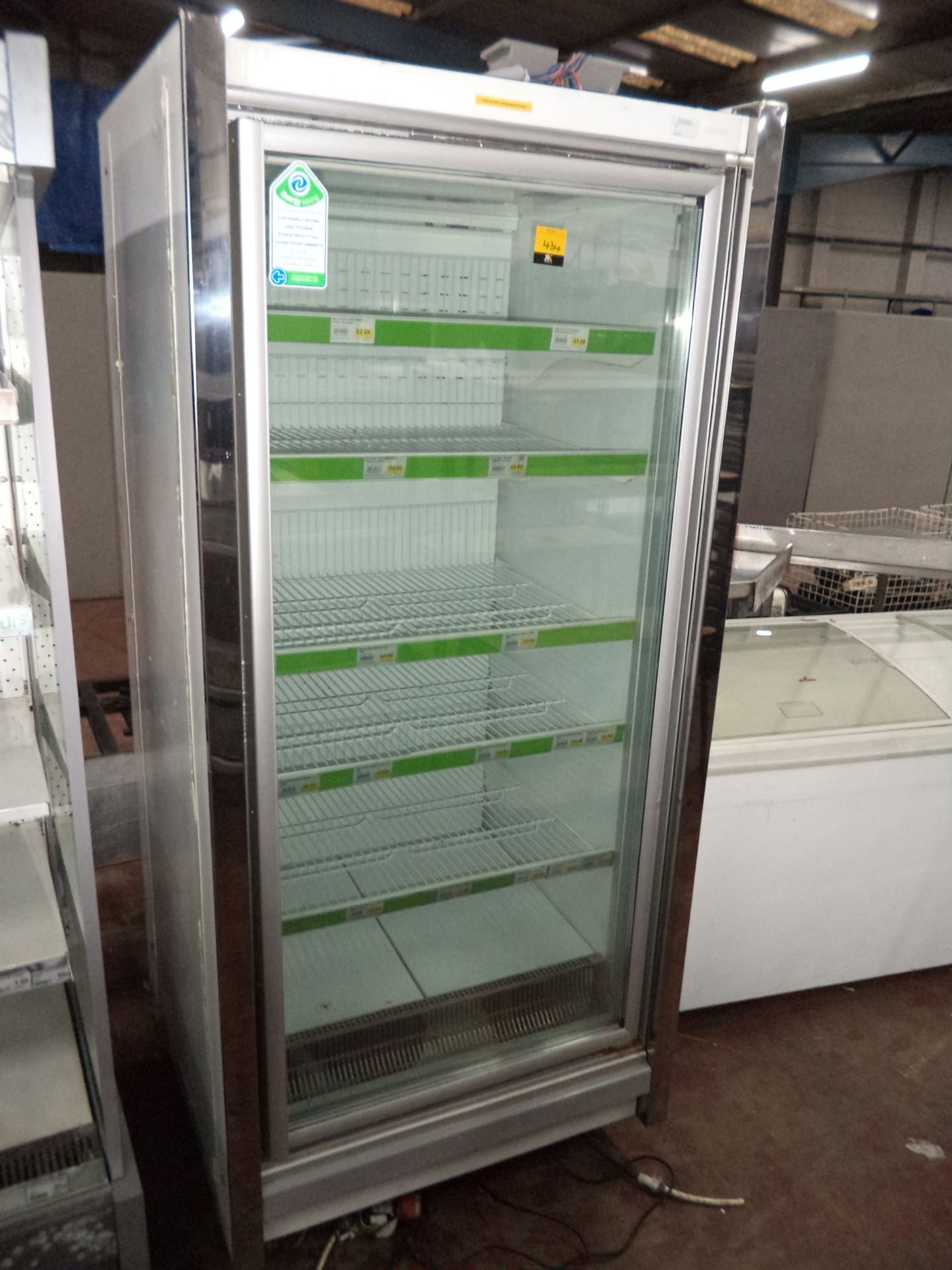 Larged clear door freezer - believed to require an external condenser unit IMPORTANT: Please - Image 2 of 3