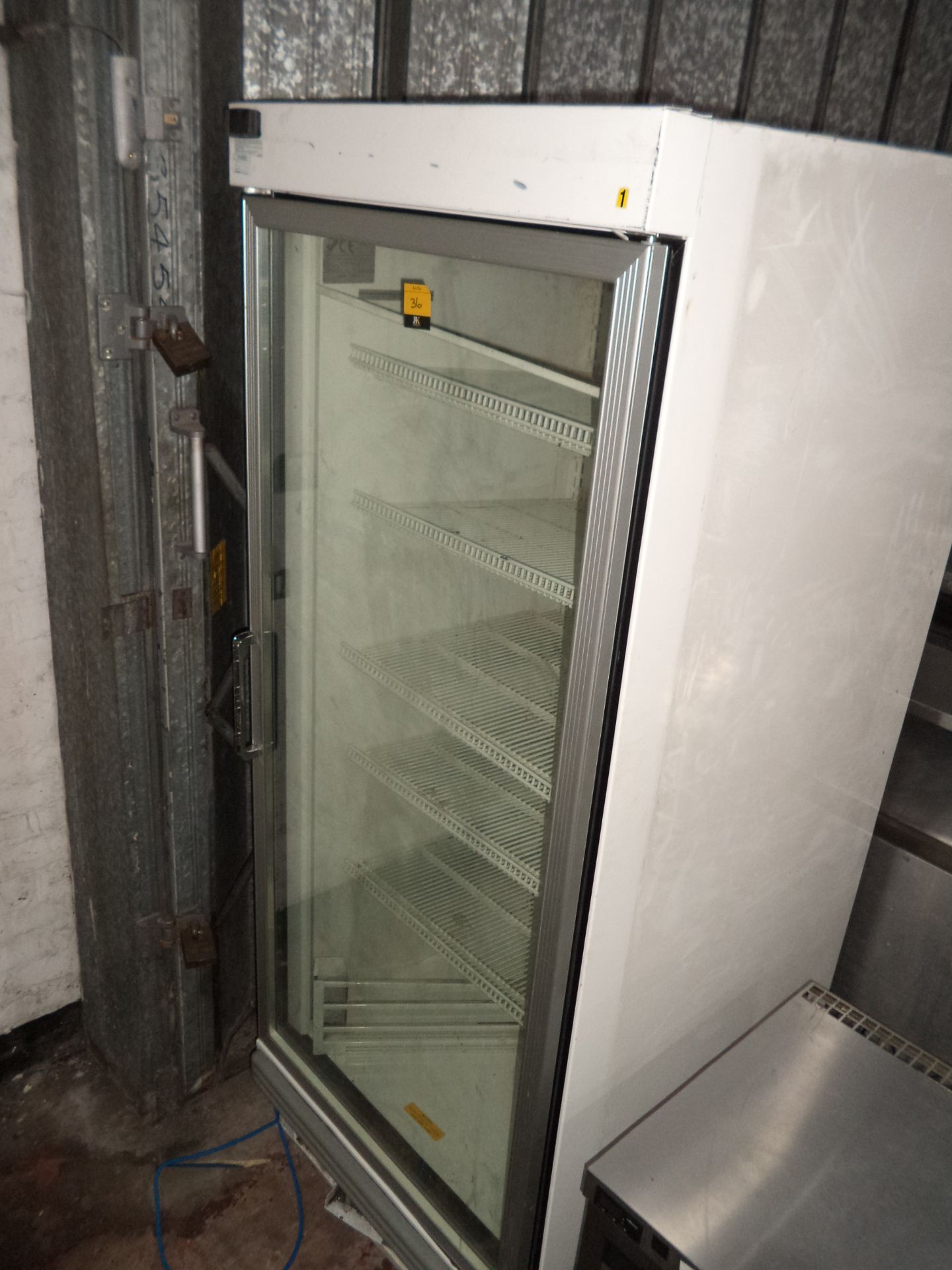 Large tall clear front freezer IMPORTANT: Please remember goods successfully bid upon must be paid