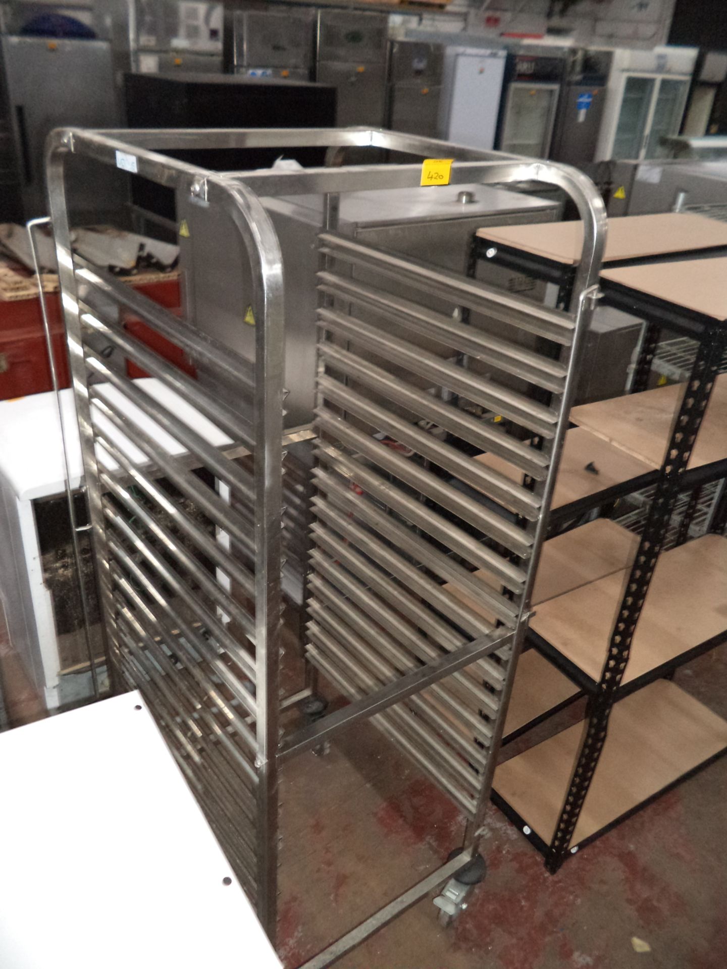 Mobile tray rack IMPORTANT: Please remember goods successfully bid upon must be paid for and - Image 2 of 2