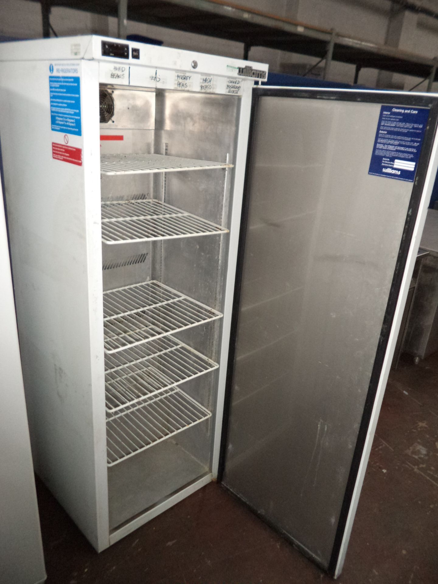 Williams tall white fridge, model HP145C WA IMPORTANT: Please remember goods successfully bid upon - Image 2 of 3