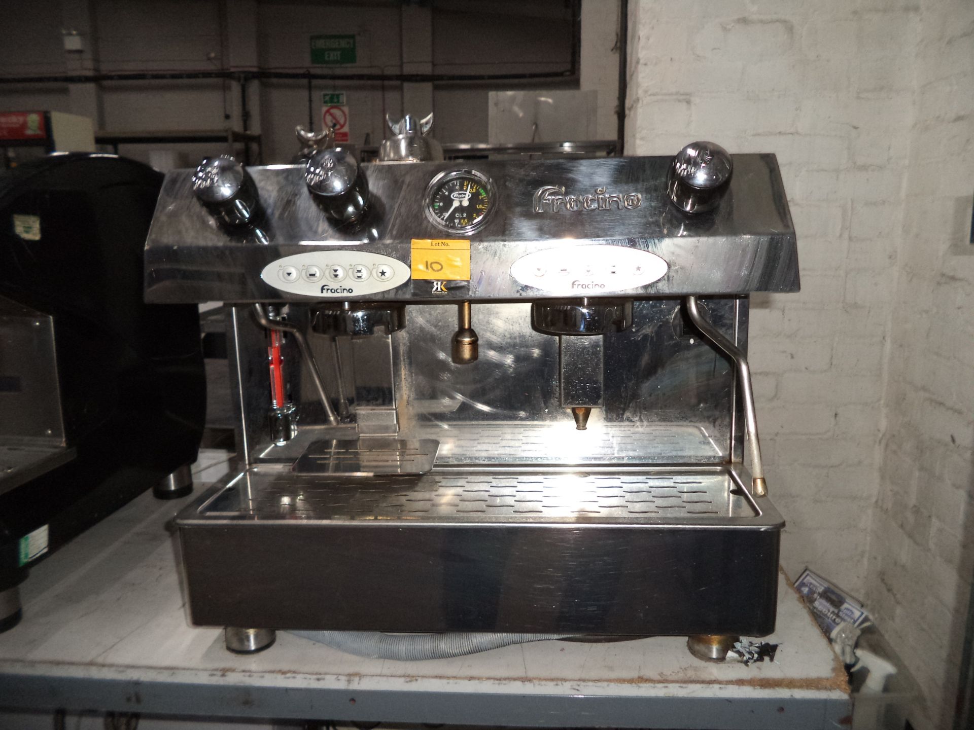 Fracino stainless steel twin head commercial coffee machine IMPORTANT: Please remember goods - Image 3 of 3