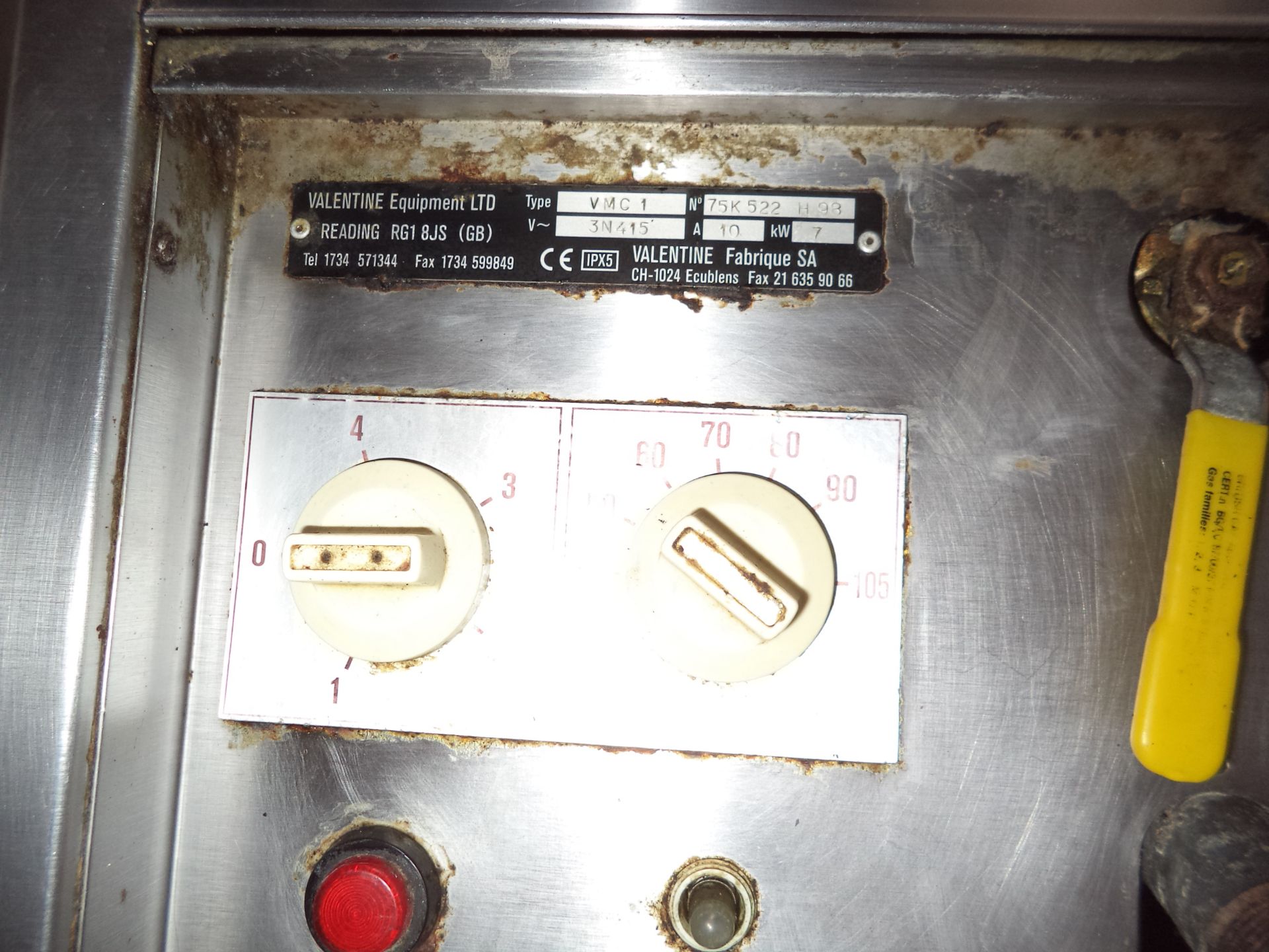 Valentine model VMC1 pasta boiler IMPORTANT: Please remember goods successfully bid upon must be - Image 3 of 3