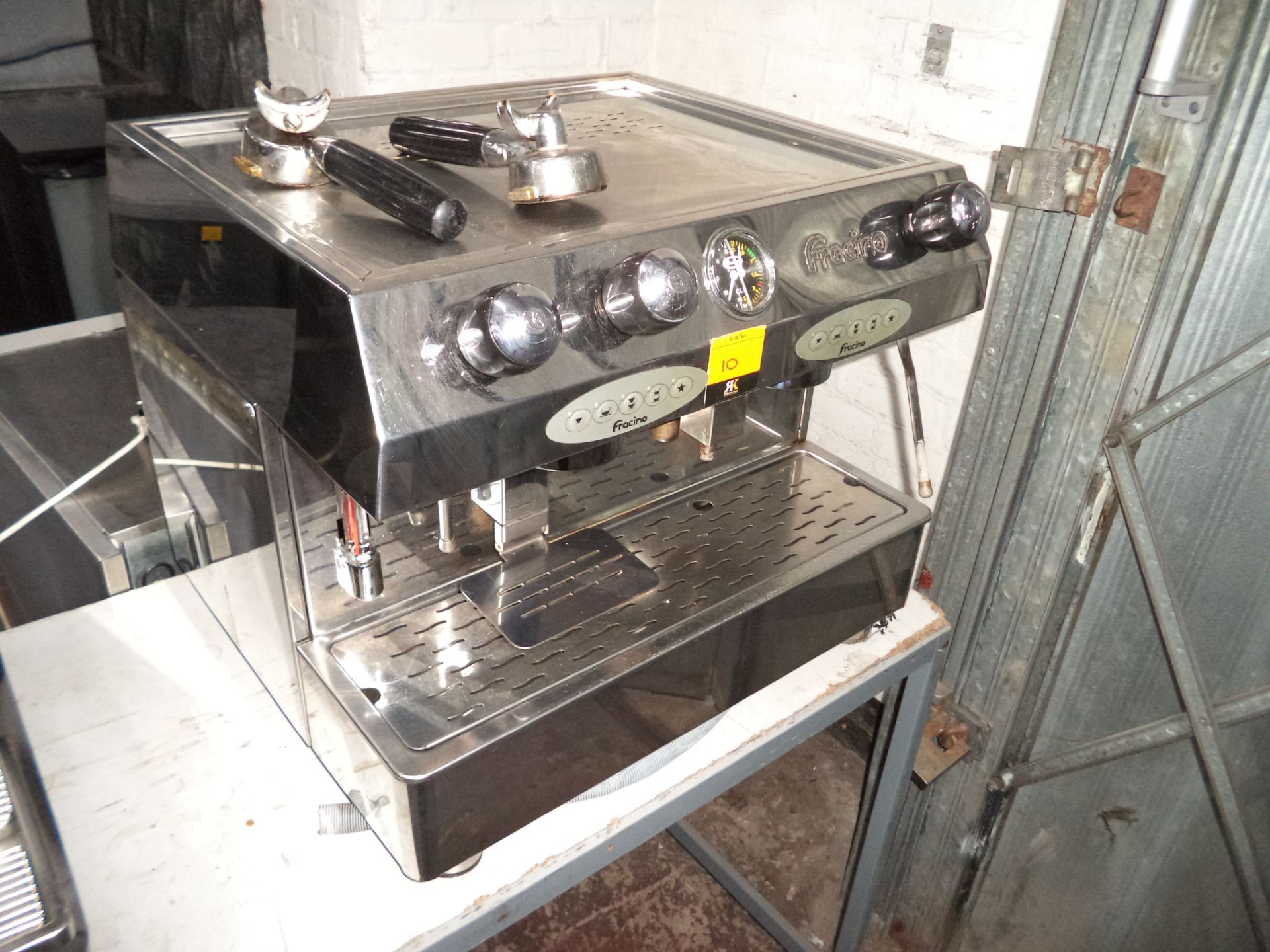 Fracino stainless steel twin head commercial coffee machine IMPORTANT: Please remember goods - Image 2 of 3