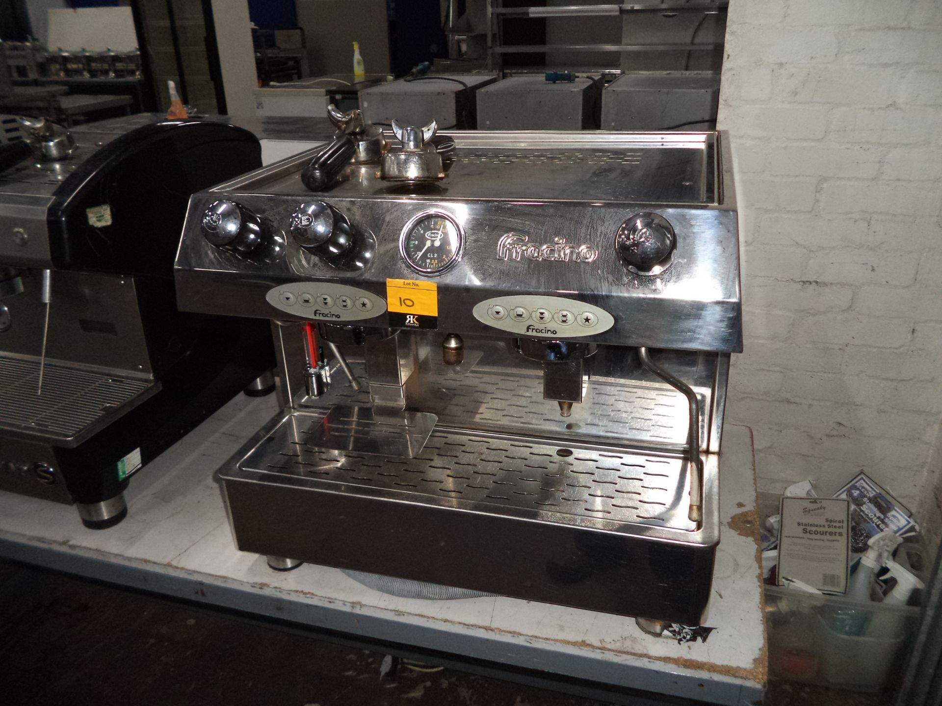 Fracino stainless steel twin head commercial coffee machine IMPORTANT: Please remember goods