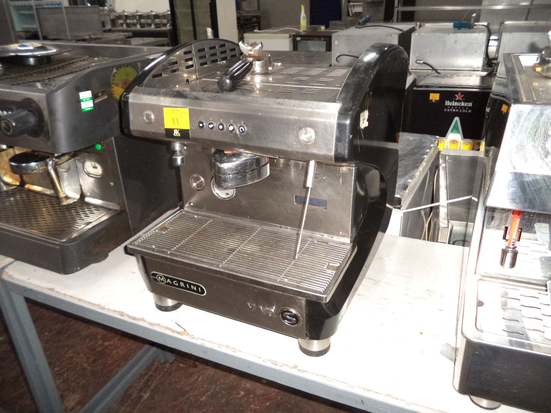 Magrini V/va S stainless steel single head commercial coffee machine IMPORTANT: Please remember