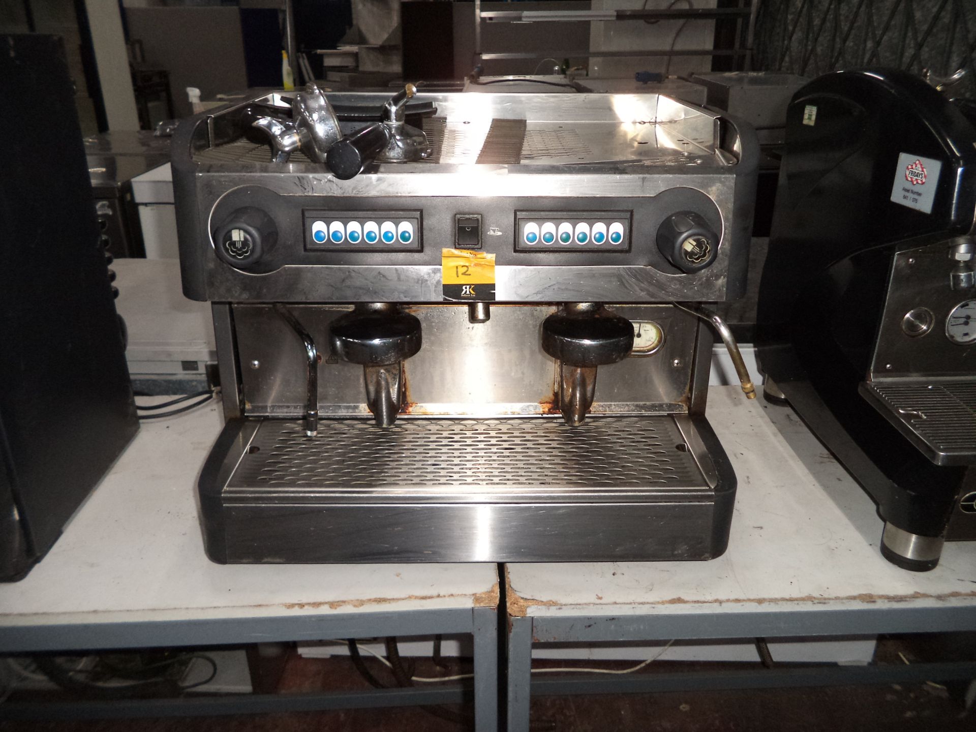 Promac Green stainless steel twin head commercial coffee machine, model ME09-2GP IMPORTANT: Please - Image 4 of 5