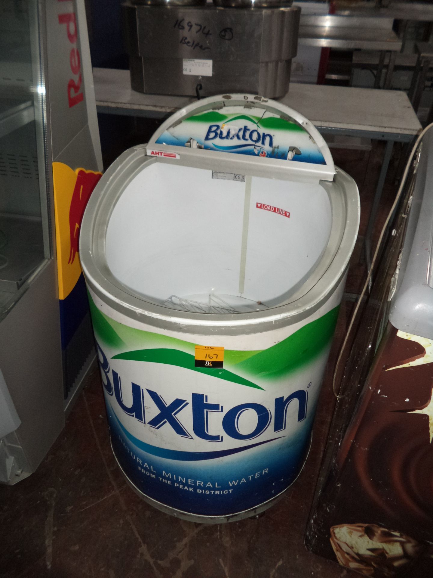 Buxton branded water dispensing cooler IMPORTANT: Please remember goods successfully bid upon must