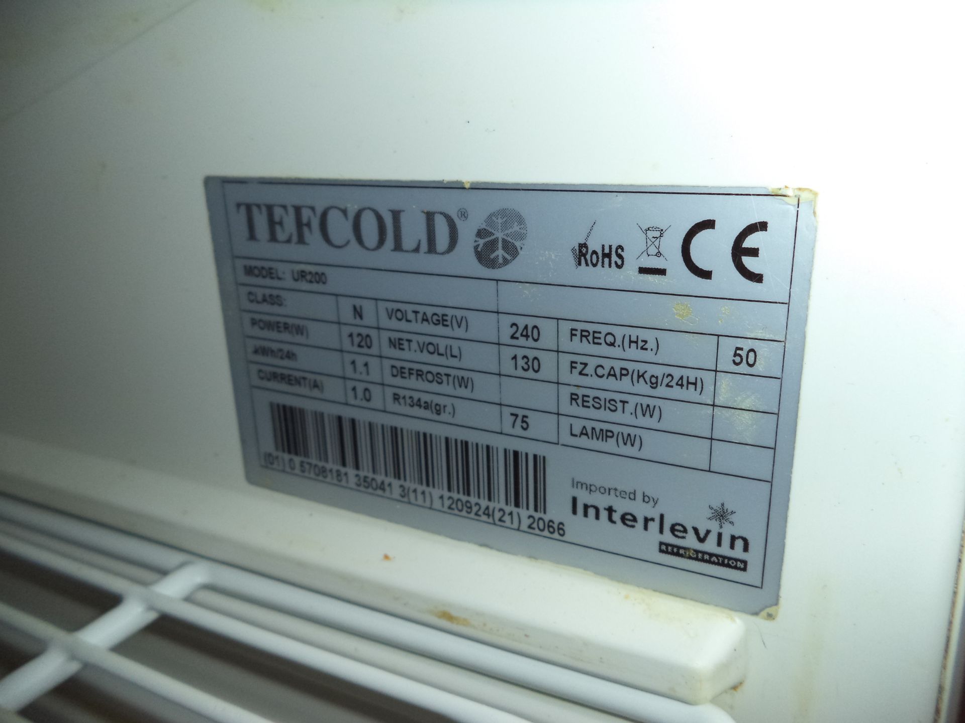 Tefcold counter height fridge IMPORTANT: Please remember goods successfully bid upon must be paid - Image 3 of 3