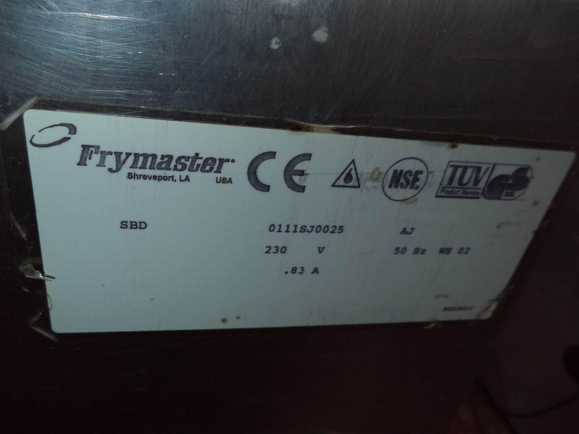 Frymaster Sinbad chip dispenser IMPORTANT: Please remember goods successfully bid upon must be - Image 4 of 4