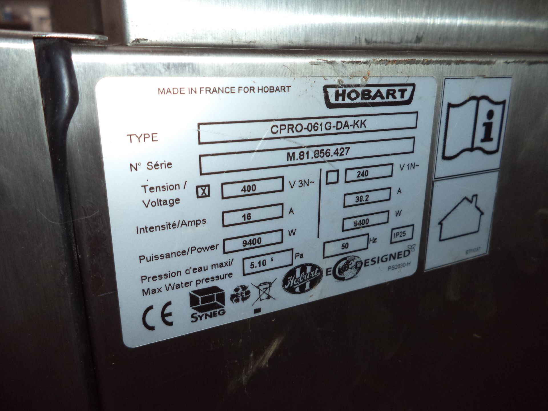 Hobart oven, model CPRO-061G-DA-KK IMPORTANT: Please remember goods successfully bid upon must be - Image 6 of 7
