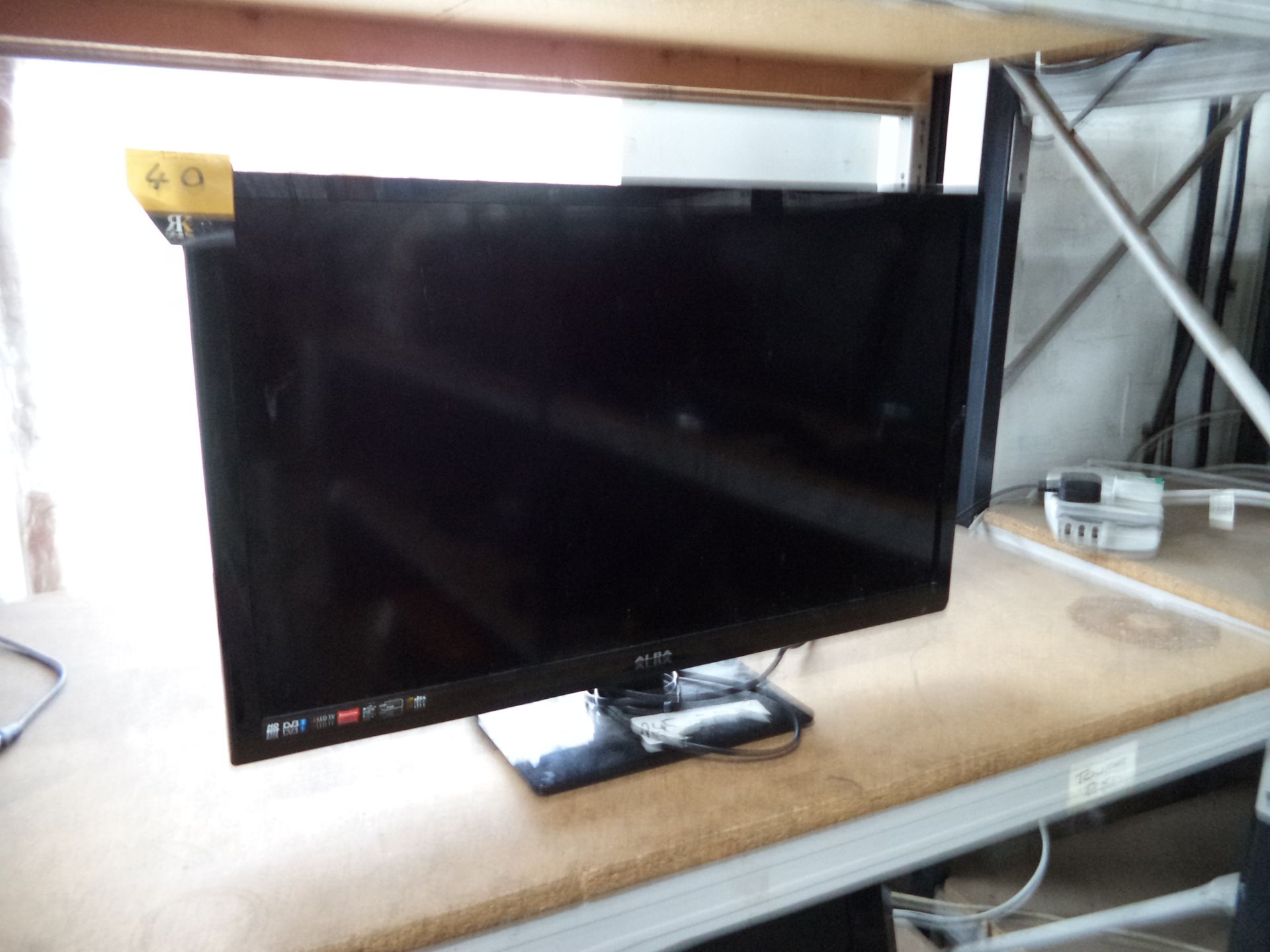 Alba 22" widescreen LED TV on desktop stand - no remote IMPORTANT: Please remember goods - Image 3 of 3