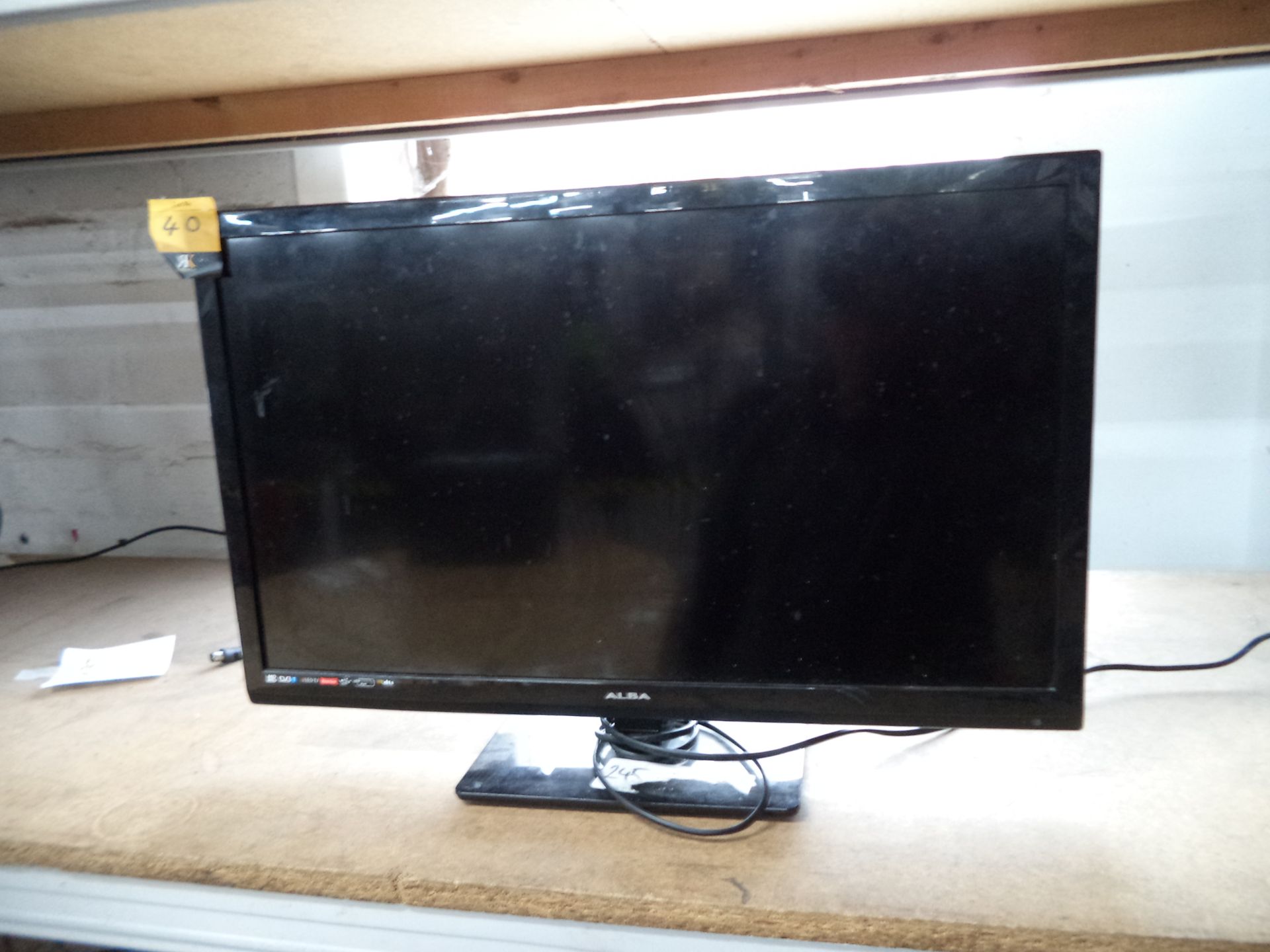 Alba 22" widescreen LED TV on desktop stand - no remote IMPORTANT: Please remember goods