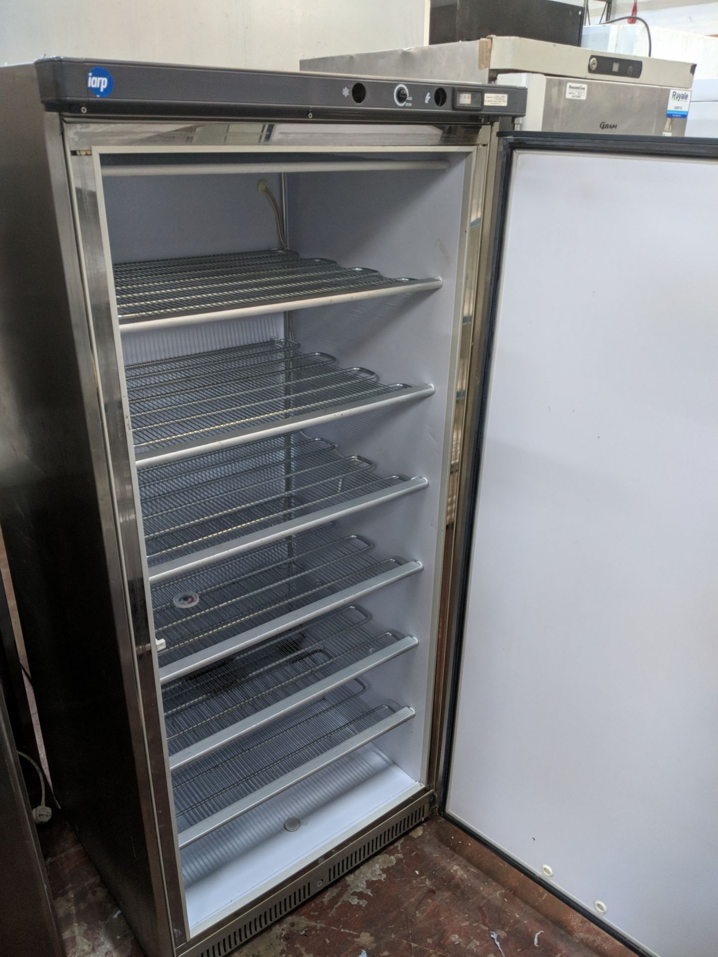 Iarp large wide silver freezer model ABX500N IMPORTANT: Please remember goods successfully bid - Image 2 of 3