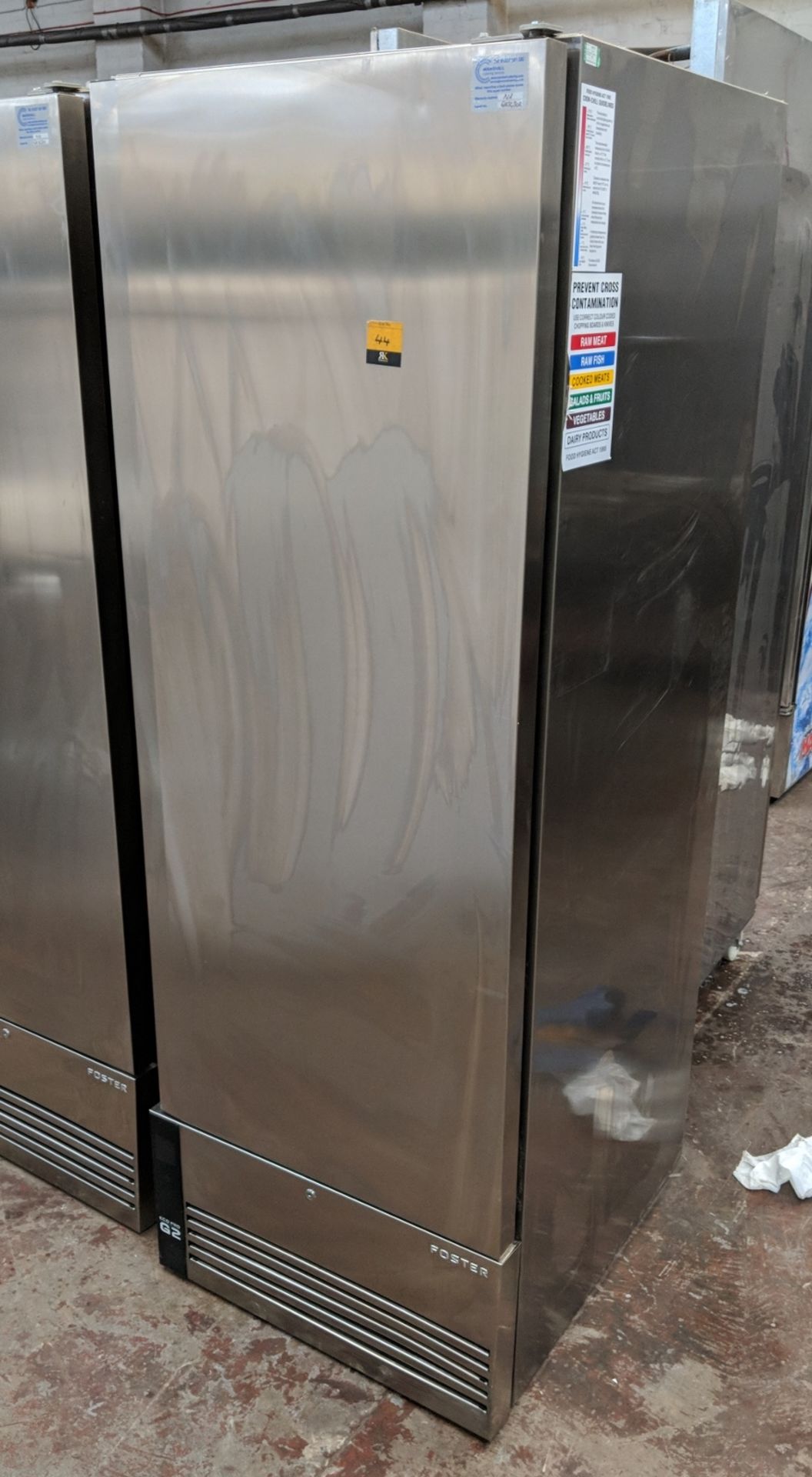 Foster Eco Pro G2 stainless steel tall fridge with under mounted motor/condenser model EP700HU NB.