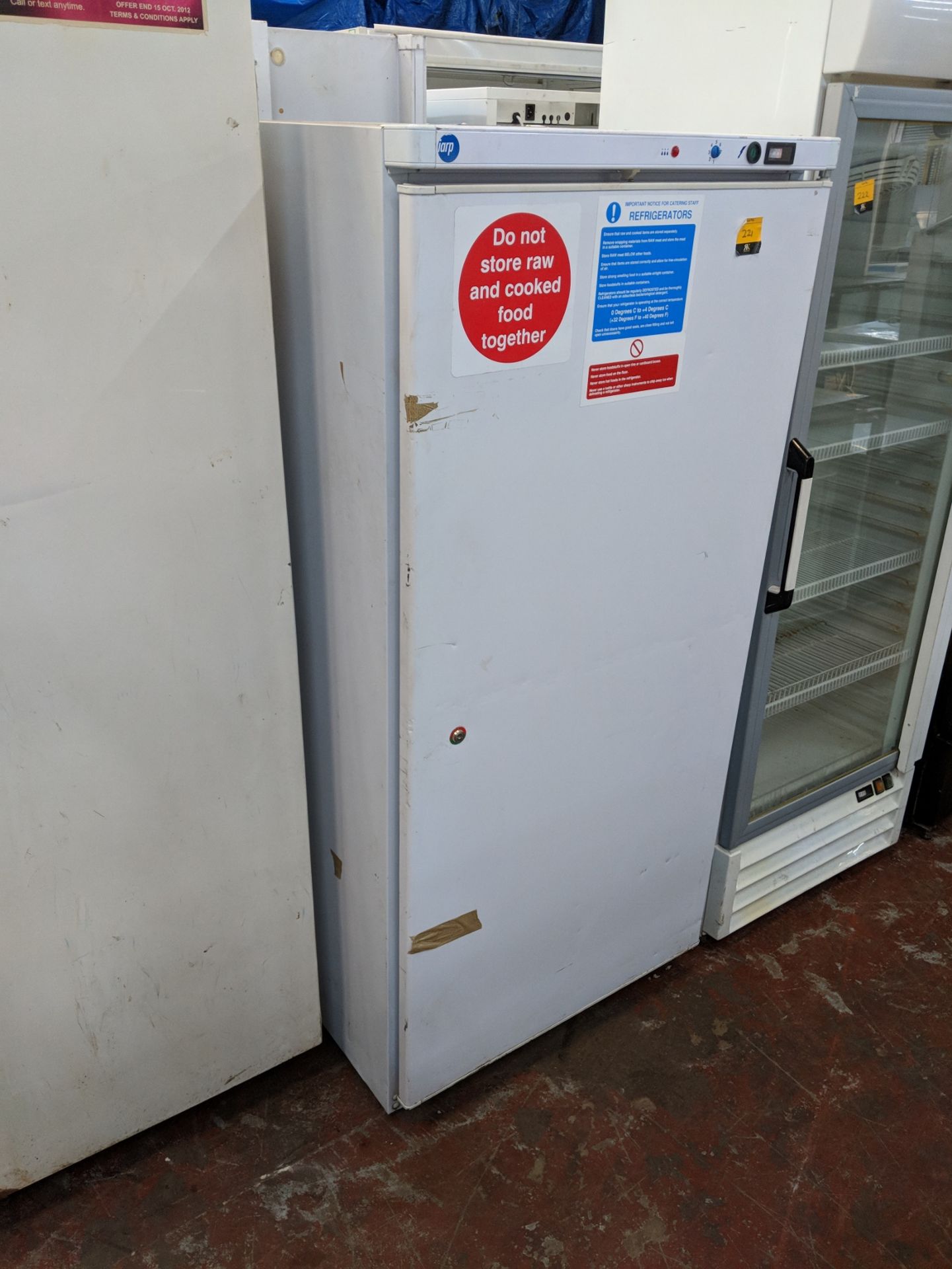 Iarp large white wide fridge, model AB500PV IMPORTANT: Please remember goods successfully bid upon