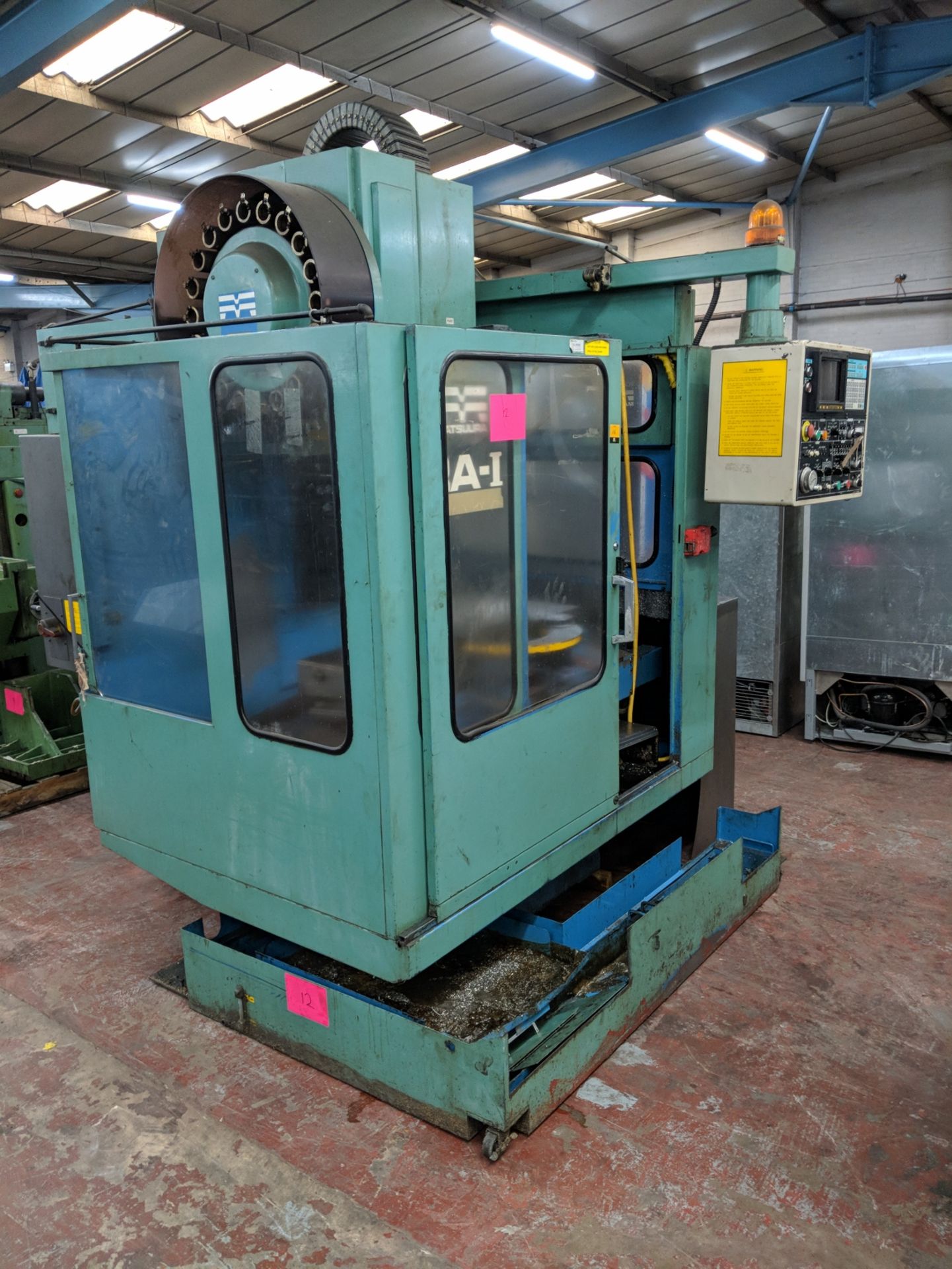 Matsuura-1 machining centre, year of manufacture 1990, serial no. 900408283 complete with Yasnac - Image 4 of 5