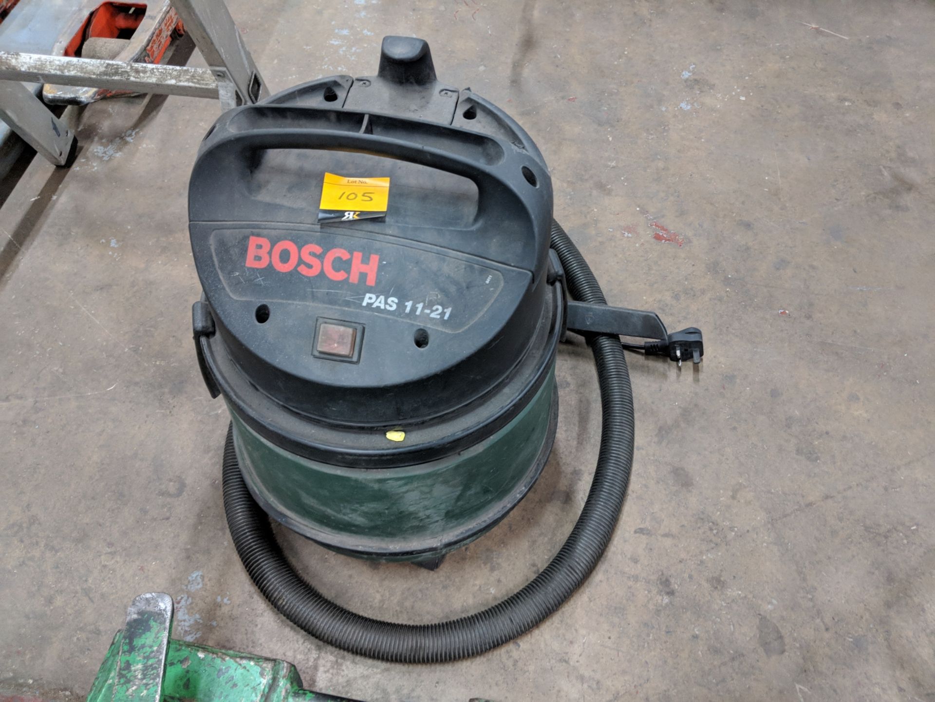 Bosch model PAS11-21 industrial vacuum cleanerLots 96 - 155 consist of the total assets from an