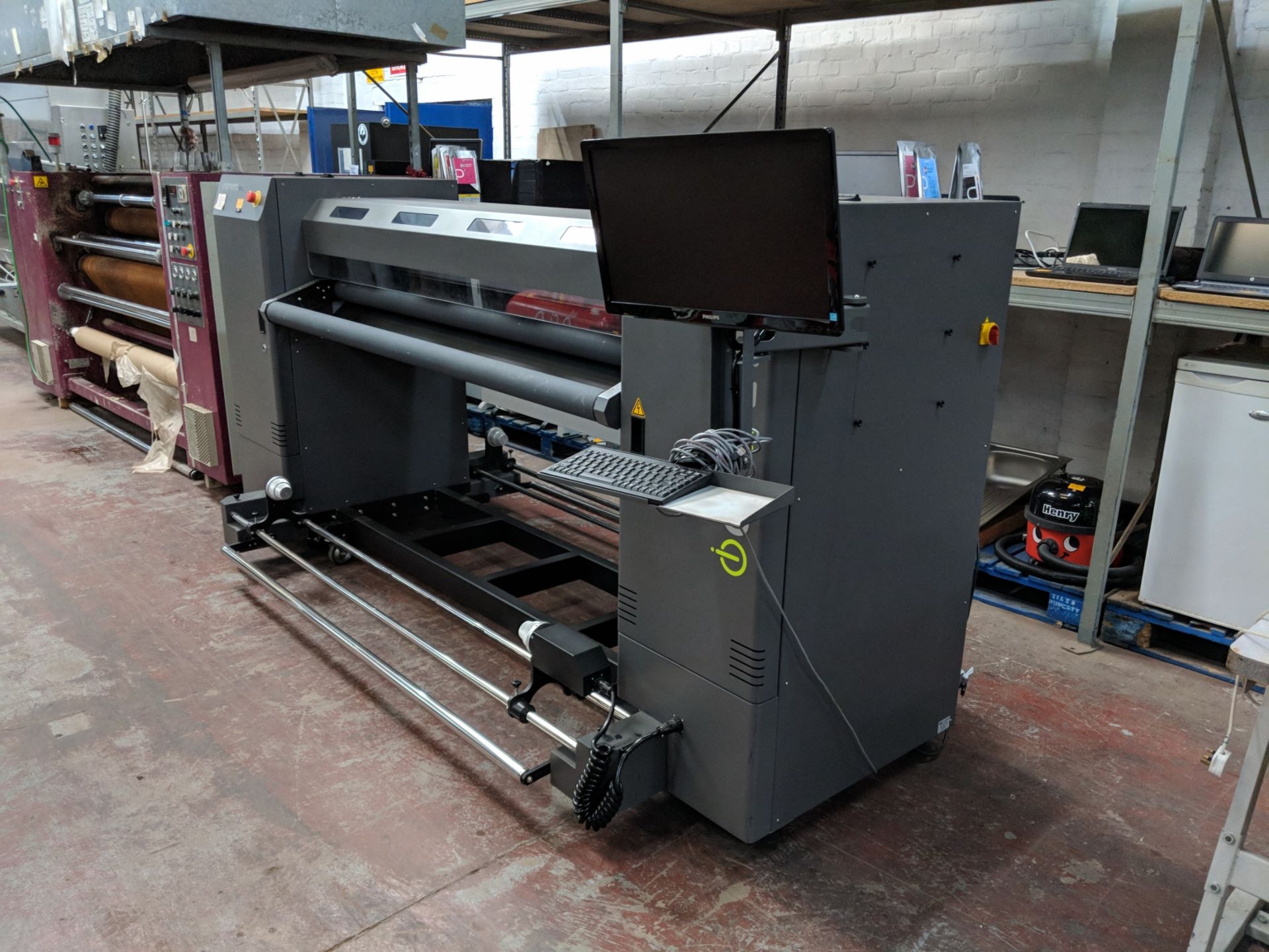 2016 GOTX model 2190 inkjet textile printing machine serial no. GT000120, purchased new from Perfect